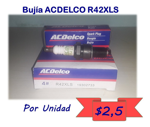 Bujia Acdelco R42xls Excel Elantra 92-00 Galloper Sonata