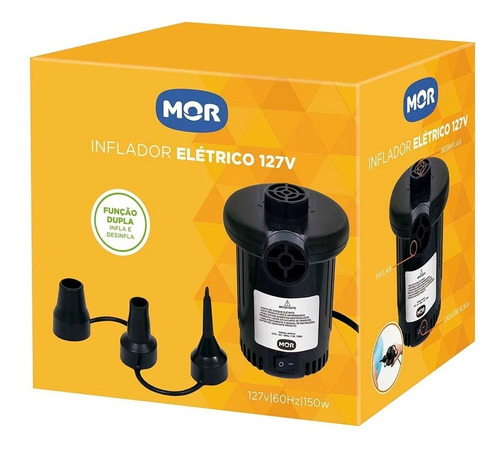Inflador Elétrico Bomba De Ar Piscina Colchão Mor - 110v