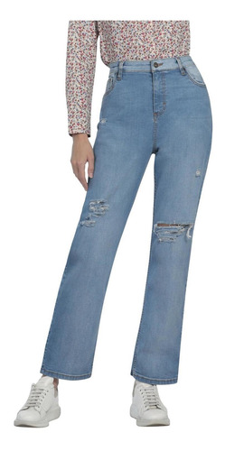 Pantalón Jeans Mom Fit Straight Lee Mujer 340