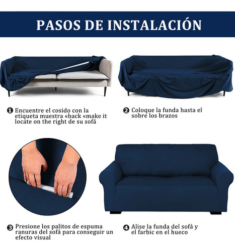 Funda Cubre Sillones Sala Sofá Protector Ajustable 3pzs