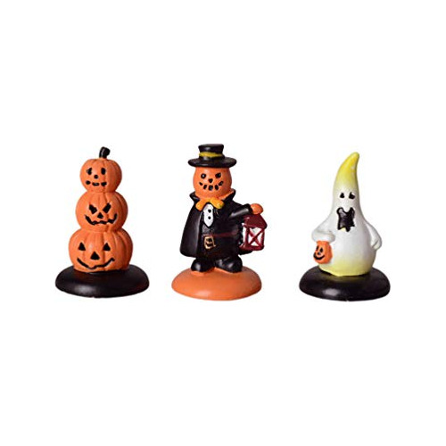 3 Piezas De Miniaturas De Halloween Jardín De Hadas