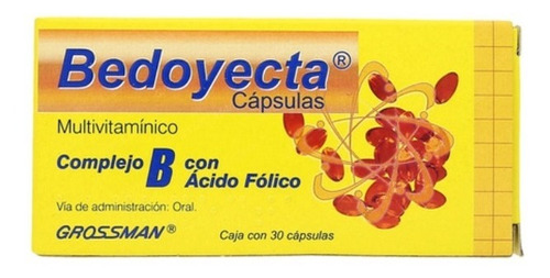 Bedoyecta Grossman 30 Capsulas 1 Caja Sabor Sin sabor