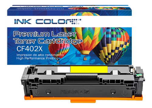Tóner Genérico Para Cf402x Impresora Pro M252dw M252n Yellow