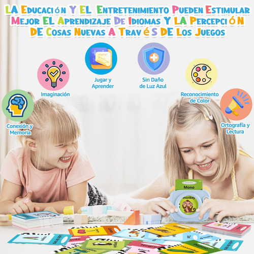 Juguetes De Aprendizaje Tarjetas Flash Parlantes Bilingües