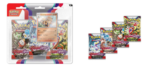 Cartas Pokémon Blíster Scarlet And Violet Original 