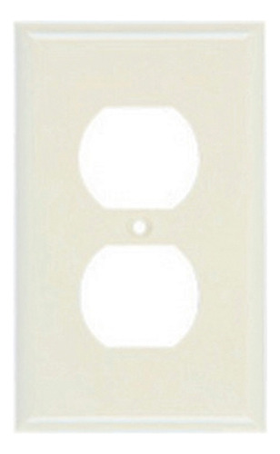Placa Para Interruptor Doble Blanca Aguila E02132w