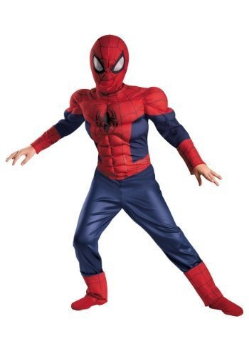 Disfraz Para Niño Spiderman Talla L Halloween 