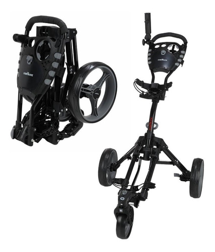 Caddymatic Golf Swivelease 3 Rueda Plegable Carrito