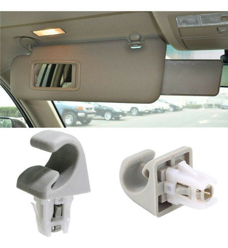 1 Clip Soporte Visera Parasol Camry Rav4 Corolla Highlander