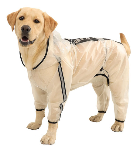 Impermeable Para Perros Olsa, Poncho Impermeable Con Capucha