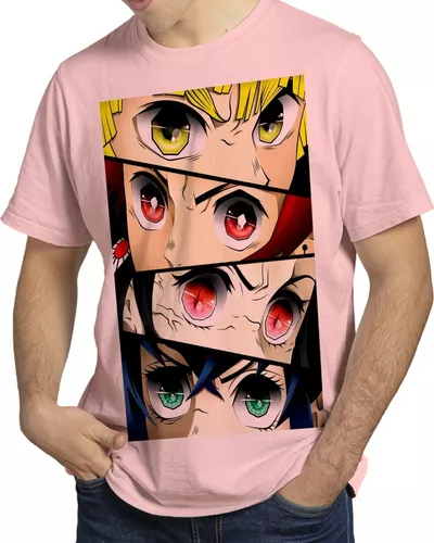 Camisa Zenitsu Demon Slayer Anime Desenho Manga Envio Rapido