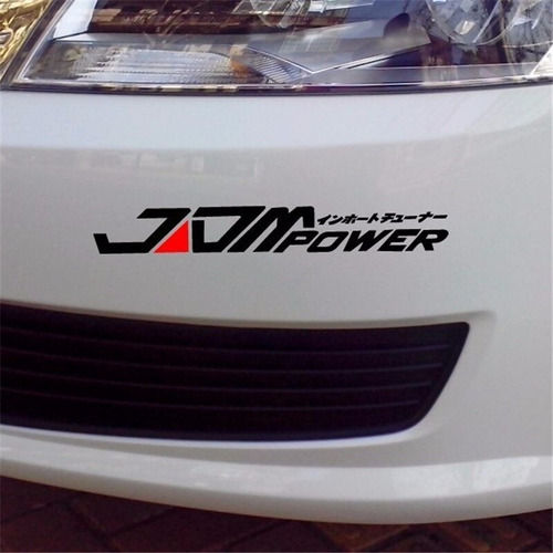 Sticker Jdm Power Para Cofre Auto Tuning Calcas Deportivas