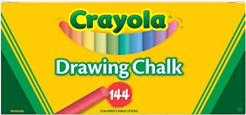 Tizas De Dibujo Coloridas Crayola, 144 Barras De Tizas De Co