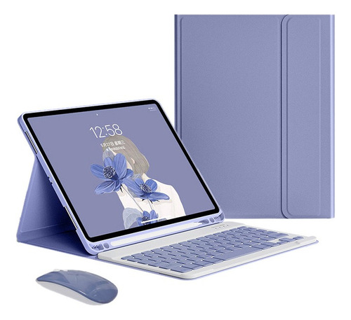 Funda Tablet+teclado+ratón For iPad 10.2'' 9.ª 8.ª 7.ª