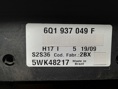 Módulo Conforto Volkswagen Polo Original 6q1937049f Swk48217 (Usado)