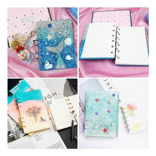 A4 Grande Cubierta Del Cuaderno Moldes De Resina De Silicona