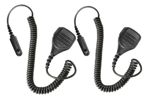 Paquete De 2 Micrófonos Para Radio Con Parlante Portátil Mot
