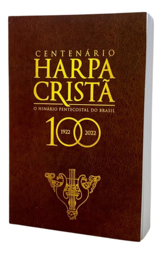 Harpa Cristã Capa Brochura Edição Especial 100 Anos Letra Grande 