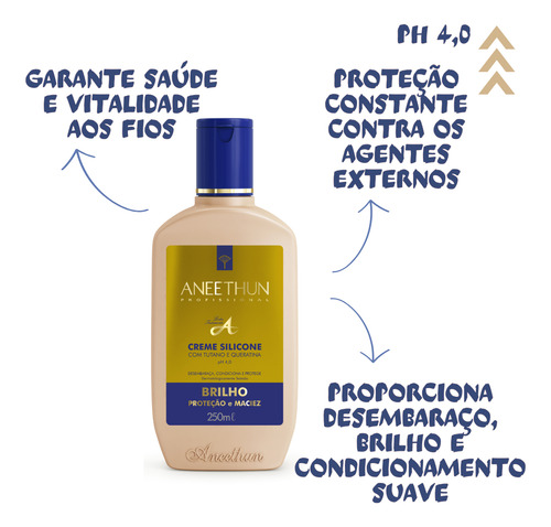 Kit Creme Silicone Antidanos E Tutano 250ml Cada - Linha A +