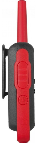 Walkie-talkie Motorola Talkabout T200BR de 6 radios y frecuencia 462-467MhzembandaUHF - rojo 127V