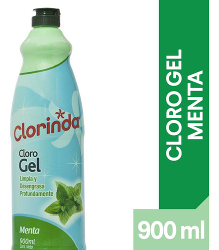 Cloro En Gel Clorinda Menta 900 Ml