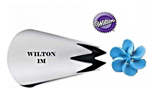 Imagem 1 de 3 de Wilton Bico Para Confeitar #1 M Pitanga Aberta Grande
