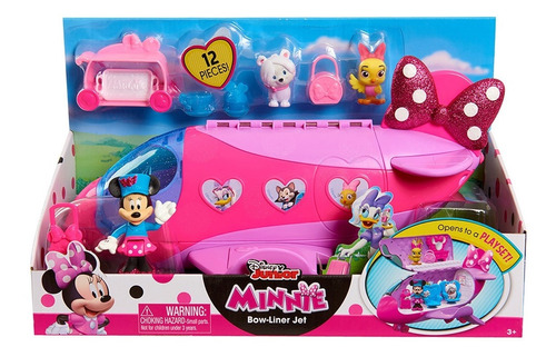 Juego Ruz Disney Minnie Bowtique Liner Jet Con 12 Piezas