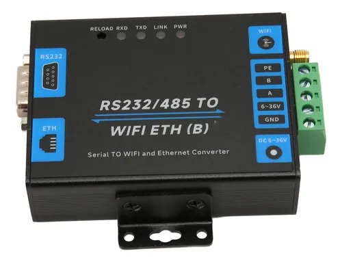 Convertidor Inalámbrico Ethernet Serie A Wifi Rs232 Rs485
