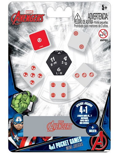 Mini Juego Avengers 4 En 1 Ploppy 270597