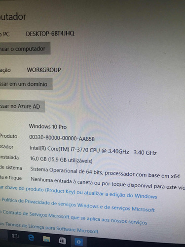 Computador Cpu Dell Optiplex 7010 Sff I7 3th 16gb Ddr3 500gb (Usado)