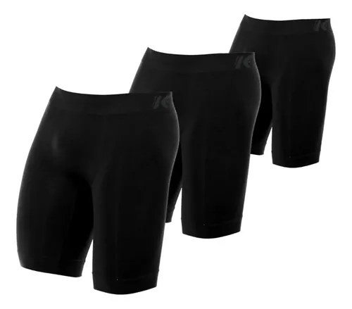 Kit 3 Bermuda Cueca Térmica Masculina Anti Assadura Bike
