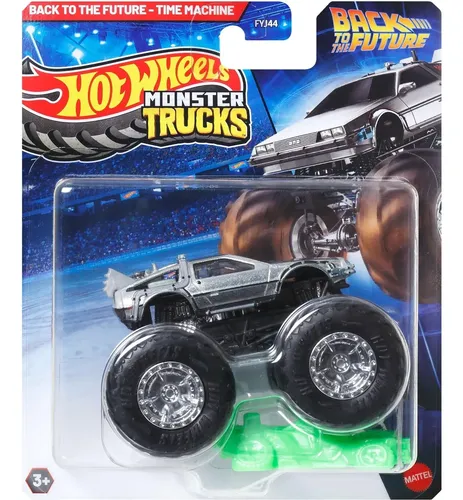 Hot Wheels Monster Trucks Delorean - De Volta Para O Futuro
