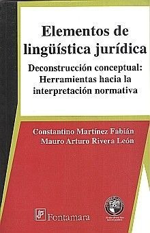 Libro Elementos De Linguistica Juridica Deconstrucc Original