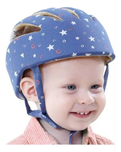 Casco Protector Infantil Gateo Cuidado Bebes Ajustable 