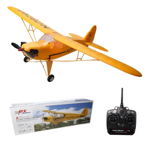 Lbkr Tech Avion De Control Remoto De 4 Canales, Piper J-3 Cu