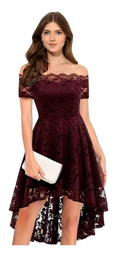 Vestidos Para Graduacion Cortos Color Vino MercadoLibre