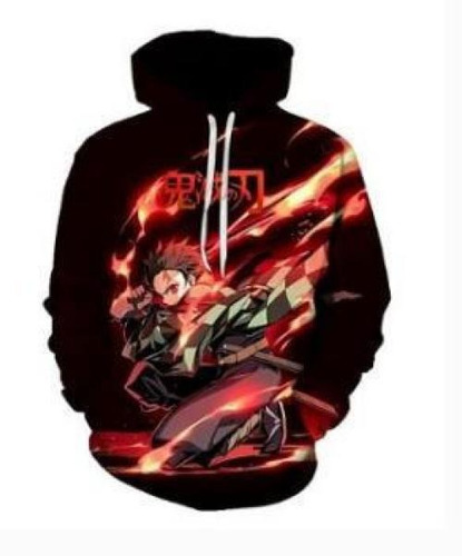 Sudadera Con Capucha Demon Slayer Kamado Tanjirou Fashion