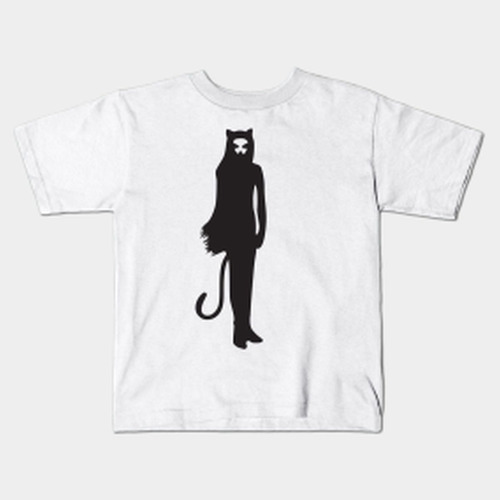 Remera Freekomic Gatubela Cat Niño Adulto Solo Blanca A 15