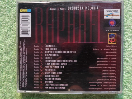 Eam Cd 15 Pistas Para Cantar Como Raphael 2002 Karaoke Exito