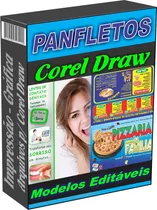 Comprar 257 Panfletos Folhetos Modelos Editáveis Corel Draw Vetores