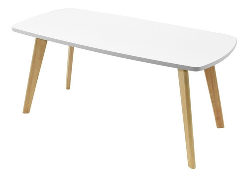 Mesa Infantil Niños Kids Preescolar Pastico Madera Moderna Color Blanco