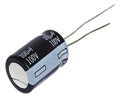 03 Condensadores 100v 100uf Electrolitico 105° Grados