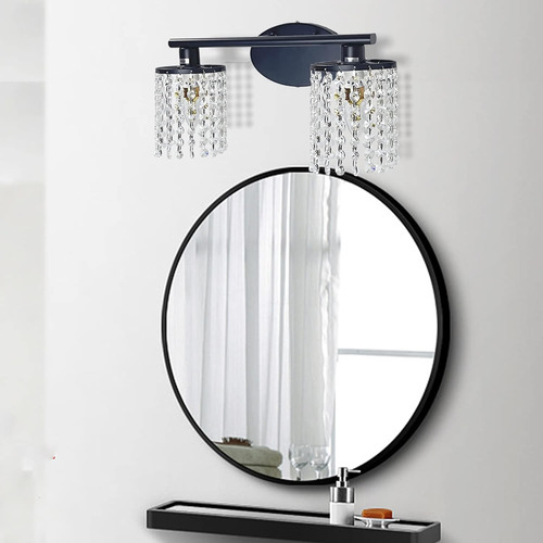 Lámparas De Baño De Color Negro, Apliques De Pared Modernos