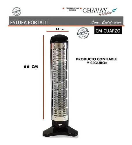 Estufas Electricas Portatil 1200w 2 Velas Independiente Gtia