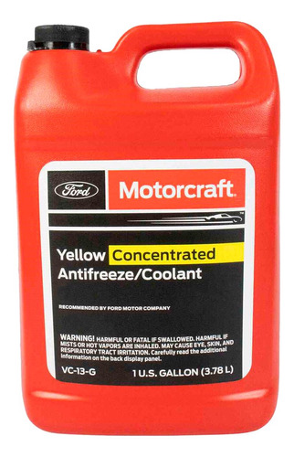 Refrigerante Ford Motorcraft Amarillo Concentrado 3,78 Lts