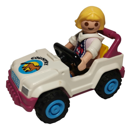Playmobil 3067 Nena Con Autito Karting Mini Auto Juguete