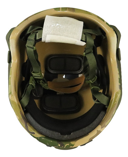 Casco Uhmwpe Militar Balístico Fast Nivel Iii-a Multicam S