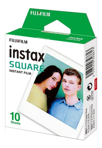 Filme Instantâneo Fujifilm Instax Square Com 10 Poses