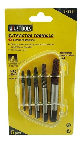 Extractor De Tornillo 5 Piezas Uyustools