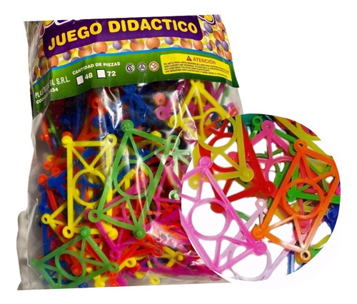 Juego Didactico Encastre Plastico 300 Piezas Niños Tranquera